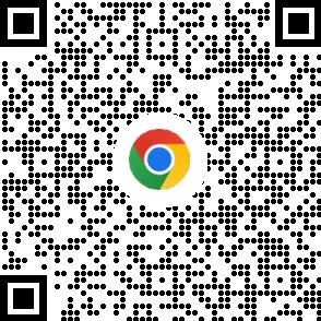 QR-code om de Chrome-browser te downloaden naar mobiele apparaten
